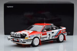 Toyota Celica GT-Four ST165 #2 C. Sainz / L. Moya Winner Rally Monte Carlo 1991 Kyosho 1:18 08961B Metall — Bild 12 von 12
