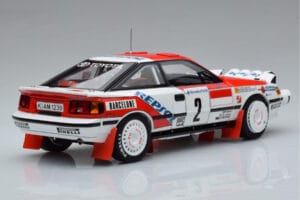 Toyota Celica GT-Four ST165 #2 C. Sainz / L. Moya Winner Rally Monte Carlo 1991 Kyosho 1:18 08961B Metall — Bild 3 von 12
