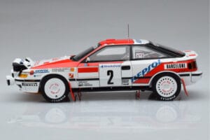 Toyota Celica GT-Four ST165 #2 C. Sainz / L. Moya Winner Rally Monte Carlo 1991 Kyosho 1:18 08961B Metall — Bild 4 von 12