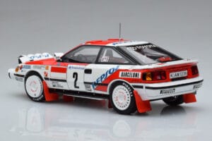 Toyota Celica GT-Four ST165 #2 C. Sainz / L. Moya Winner Rally Monte Carlo 1991 Kyosho 1:18 08961B Metall — Bild 6 von 12