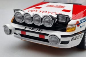 Toyota Celica GT-Four ST165 #2 C. Sainz / L. Moya Winner Rally Monte Carlo 1991 Kyosho 1:18 08961B Metall — Bild 7 von 12