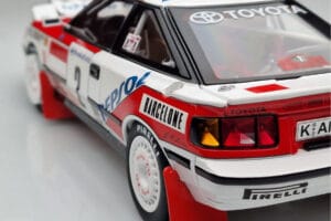 Toyota Celica GT-Four ST165 #2 C. Sainz / L. Moya Winner Rally Monte Carlo 1991 Kyosho 1:18 08961B Metall — Bild 9 von 12