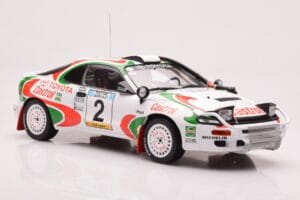 Toyota Celica Turbo 4WD ST185 #2 M. Alén / I. Kivimäki Safari Rally 1993 IXO 1:18 18RMC150B Metall — Bild 4 von 6