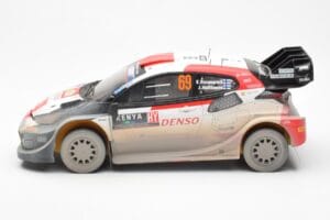 Toyota GR Yaris Rally1 #69 K. Rovanpera / J. Halttunen Safari Rally Kenya 2023 Dirty Version IXO 1:18 18RMC173B Metall — Bild 3 von 6