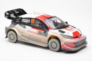 Toyota GR Yaris Rally1 #69 K. Rovanpera / J. Halttunen Safari Rally Kenya 2023 Dirty Version IXO 1:18 18RMC173B Metall — Bild 4 von 6