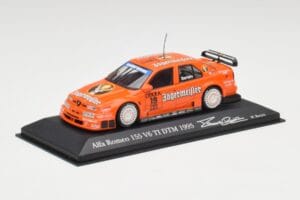 Alfa Romeo 155 V6 TI #19 Jagermeister M. Bartels DTM 1995 Minichamps 1:43 430950219 Metall — Bild 2 von 4