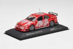 Alfa Romeo 155 V6 TI #2 Team Alfa Corse A. Nannini DTM 1994 Minichamps 1:43 430940202 Metall — Bild 2 von 4