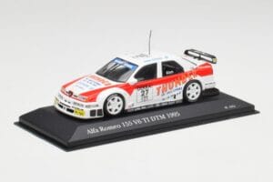 Alfa Romeo 155 V6 TI #27 M. Alen Presentation DTM 1995 Minichamps 1:43 430950227 Metall — Bild 2 von 4