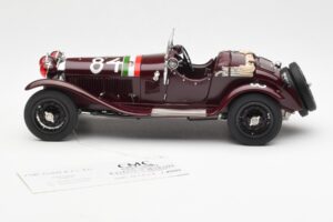 Alfa Romeo 1750 GS Spider #84 T. Nuvolari / B. Guidotti Mille Miglia Winner 1930 CMC 1:18 M-141 Metall — Bild 3 von 6