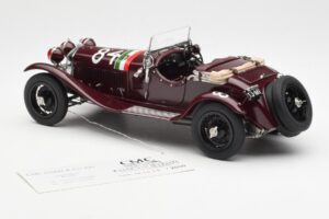 Alfa Romeo 1750 GS Spider #84 T. Nuvolari / B. Guidotti Mille Miglia Winner 1930 CMC 1:18 M-141 Metall — Bild 5 von 6