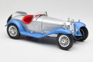 Alfa Romeo 2300 Spider Silberblau Bburago 1:18 3008 Metall — Bild 6 von 8