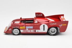 Alfa Romeo 33TT 12 #1 A. Merzario / J. Laffite 1000km Nurburgring Winner 1975 AUTOart 1:18 87505 Metall — Bild 4 von 8