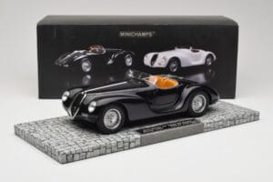 Alfa Romeo 6C 2500 SS Corsa Spider Schwarz Minichamps 1:18 107120231 Metall — Bild 6 von 6
