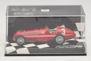 Alfa Romeo 159 Alfetta #3 C. Sanesi 6th Place British GP 1951 Minichamps 1:43 400511203 Metall — Bild 5 von 5