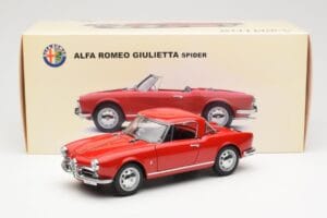 Alfa Romeo Giulietta 1300 Spider Rot AUTOart 1:18 70157 Metall — Bild 8 von 8