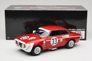 Alfa Romeo GTA 1300 Junior #33 T. Hezemans / G. van Lennep Hezemans Jarama 1972 Minichamps 1:18 100721233 Metall — Bild 8 von 8