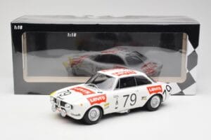 Alfa Romeo GTA 1300 #79 H. Rubens / C. Van Ryn 24 Hours of Spa 1971 Minichamps 1:18 155711279 Metall — Bild 6 von 6