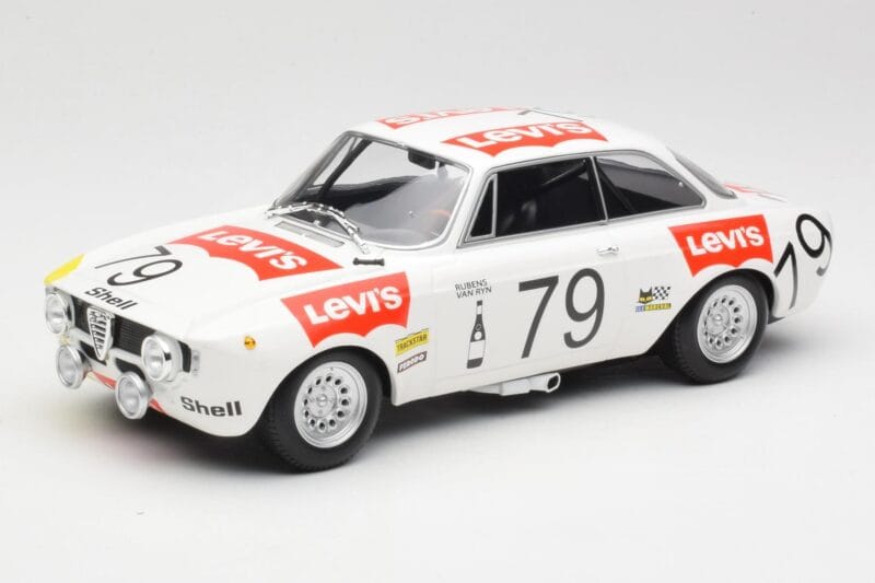 Alfa Romeo GTA 1300 #79 H. Rubens / C. Van Ryn 24 Hours of Spa 1971 Minichamps 1:18 155711279 Metall