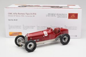 Alfa Romeo P3 #6 R. Caracciola Monza GP Winner 1932 CMC 1:18 M-221 Metall — Bild 6 von 6
