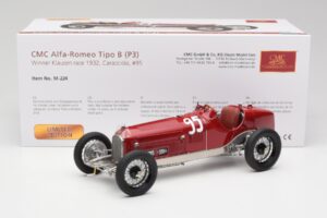 Alfa Romeo P3 #95 R. Caracciola Klausen Pass Hillclimb Winner 1932 CMC 1:18 M-224 Metall — Bild 6 von 6