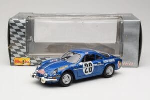 Alpine A110 1600S #28 Alpine-Renault O. Andersson / D. Stone Rally Monte Carlo 1971 Maisto 1:18 56033 Metall — Bild 8 von 8