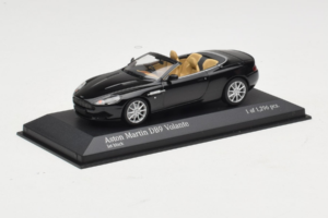 Aston Martin DB9 Cabriolet Schwarz Minichamps 1:43 400137330 Metall — Bild 2 von 4