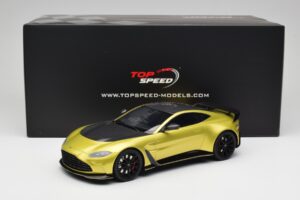 Aston Martin V12 Vantage Final Edition Cosmopolitan Yellow TopSpeed 1:18 TS0453 Metall — Bild 6 von 6