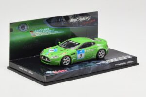 Aston Martin V8 Vantage N24 #7 U. Bez / Porritt / R. Meaden 24 Hours Nurburgring 2008 Minichamps 1:43 437081307 Metall — Bild 2 von 4