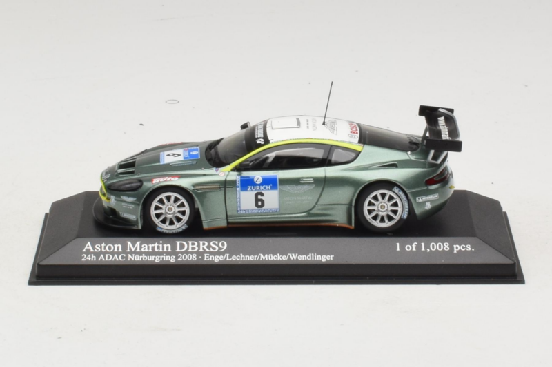 Aston Martin DBRS9 #6 M. Engel / K. Lechner ADAC 24 Hours Nurburgring 2008 Minichamps 1:43 Aston Martin DBRS9 #6 M. Engel / K. Lechner ADAC 24 Hours Nurburgring 2008 Minichamps 1:43 400081306 Metall