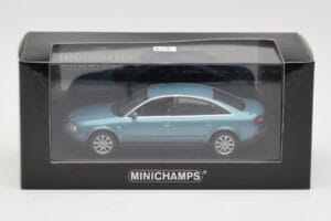 Audi A6 C5 Hellblau Minichamps 1:43 AUDI004 Metall — Bild 4 von 4