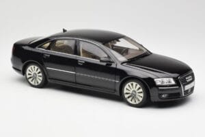 Audi A8 D3 W12 Schwarz Kyosho 1:18 09212BK Metall — Bild 6 von 8
