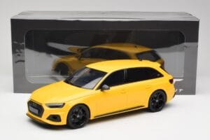 Audi RS4 B9 Avant 25. Jubiläum Vegas Gelb GT Spirit 1:18 GT935 Resin — Bild 6 von 6