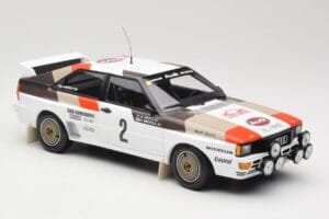 Audi Quattro A1 #2 H. Mikkola / A. Hertz Audi Sport Rally Monte Carlo 1983 Minichamps 1:18 155831102 Metall — Bild 4 von 6