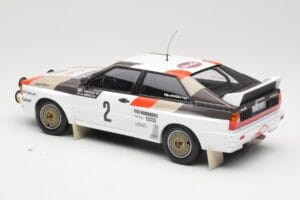 Audi Quattro A1 #2 H. Mikkola / A. Hertz Audi Sport Rally Monte Carlo 1983 Minichamps 1:18 155831102 Metall — Bild 5 von 6