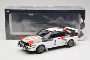 Audi Quattro A1 #2 H. Mikkola / A. Hertz Audi Sport Rally Monte Carlo 1983 Minichamps 1:18 155831102 Metall — Bild 6 von 6