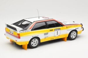 Audi Quattro A2 Audi Sport #1 W. Röhrl / C. Geistdörfer DNF Sanyo Rally of New Zealand 1984 Minichamps 1:18 155841101 Metall — Bild 2 von 6