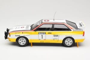 Audi Quattro A2 Audi Sport #1 W. Röhrl / C. Geistdörfer DNF Sanyo Rally of New Zealand 1984 Minichamps 1:18 155841101 Metall — Bild 3 von 6