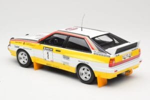 Audi Quattro A2 Audi Sport #1 W. Röhrl / C. Geistdörfer DNF Sanyo Rally of New Zealand 1984 Minichamps 1:18 155841101 Metall — Bild 5 von 6