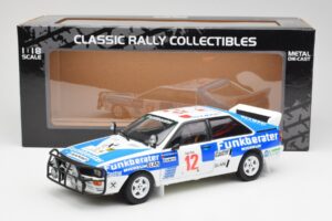 Audi Quattro A2 #12 H. Wittmann / R. Diekmann Safari Rally 1984 Sun Star 1:18 4246 Metall — Bild 8 von 8