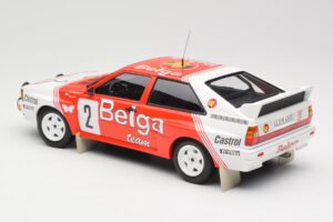 Audi Quattro A2 #2 B. Waldegård / H-T. Thorszelius Belga Team Winners Boucles de Spa 1985 Minichamps 1:18 155851102 Metall — Bild 5 von 6