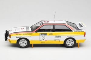 Audi Quattro A2 #3 S. Blomqvist / B. Cederberg Audi Sport Winners Sanyo Rally of New Zealand 1984 Minichamps 1:18 155841103 M — Bild 3 von 6