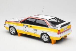 Audi Quattro A2 #3 S. Blomqvist / B. Cederberg Audi Sport Winners Sanyo Rally of New Zealand 1984 Minichamps 1:18 155841103 M — Bild 5 von 6