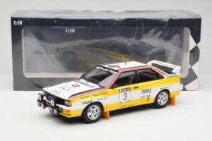 Audi Quattro A2 #3 S. Blomqvist / B. Cederberg Audi Sport Winners Sanyo Rally of New Zealand 1984 Minichamps 1:18 155841103 M — Bild 6 von 6