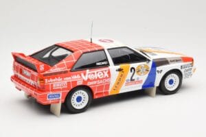 Audi Quattro A2 Schmidt Motorsport #2 H. Demuth / W. Lux Winners Hunsrück Rally 1984 Minichamps 1:18 155841102 Metall — Bild 2 von 6