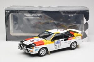 Audi Quattro #24 M. Demuth / M. Daniels Audi Sport Lombard RAC Rally 1982 Minichamps 1:18 155821124 Metall — Bild 6 von 6