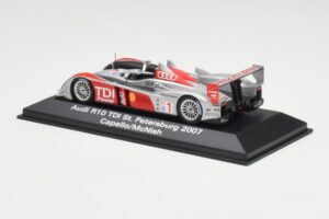 Audi R10 TDI #1 R. Capello / A. McNish / T. Kristensen 24 Hours of Le Mans 2007 Minichamps 1:43 5020700243 Metall — Bild 3 von 4