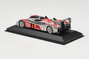 Audi R10 TDI LMP1 #3 L. Luhr / A. Premat 2008 Minichamps 1:43 400089803 Metall — Bild 3 von 4