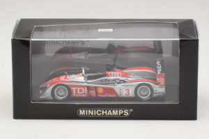 Audi R10 TDI LMP1 #3 L. Luhr / A. Premat 2008 Minichamps 1:43 400089803 Metall — Bild 4 von 4
