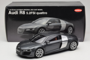 Audi R8 5.2 FSI Quattro Daytona Grey Kyosho 1:18 09216DG Metall — Bild 7 von 7