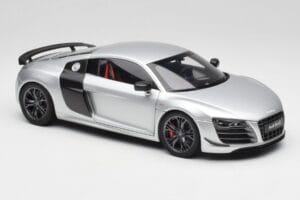 Audi R8 GT Type 42 Ice Silber Metallic Kyosho 1:18 09218IS Metall — Bild 6 von 8